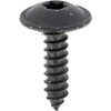 20 x Black Zinc Wide Head Self Tapping Screws RLX