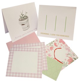Mothers Day Make your Own Cards Kit Mummy and Grandma - Contains 2 Cards with Envelopes - 1705