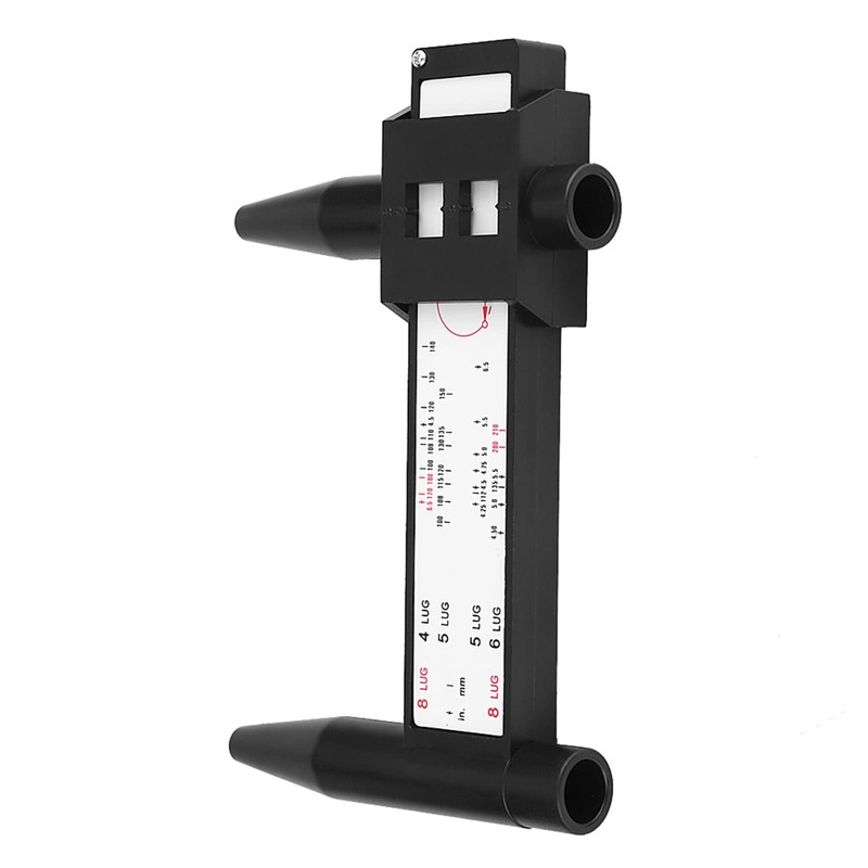 Qiilu Wheel Bolt Pattern Gauge Tool Bolt Pattern Gauge丨 Bolt