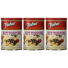 Fisher Nut Topping Ice Cream Toppers 5 Oz. (Pack of 3)