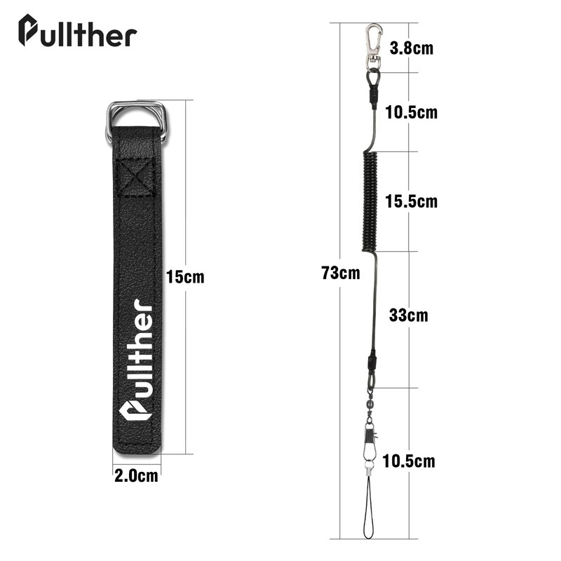 Pullther I01 Butt Belt Fishing Rod Drop Prevention Butt Rope