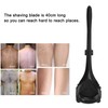 Manual Back Hair Trimmer Foldable Back Trimmer with Three Removable