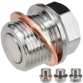 Dsnaduo 1PC M20x1.5 Stainless Steel Magnetic Engine Oil Drain Plug Fit for Subaru 08-14 Tribeca Forester Impreza Legacy WRX STI, Replace 32103-KA000 with Gasket 11126-AA000