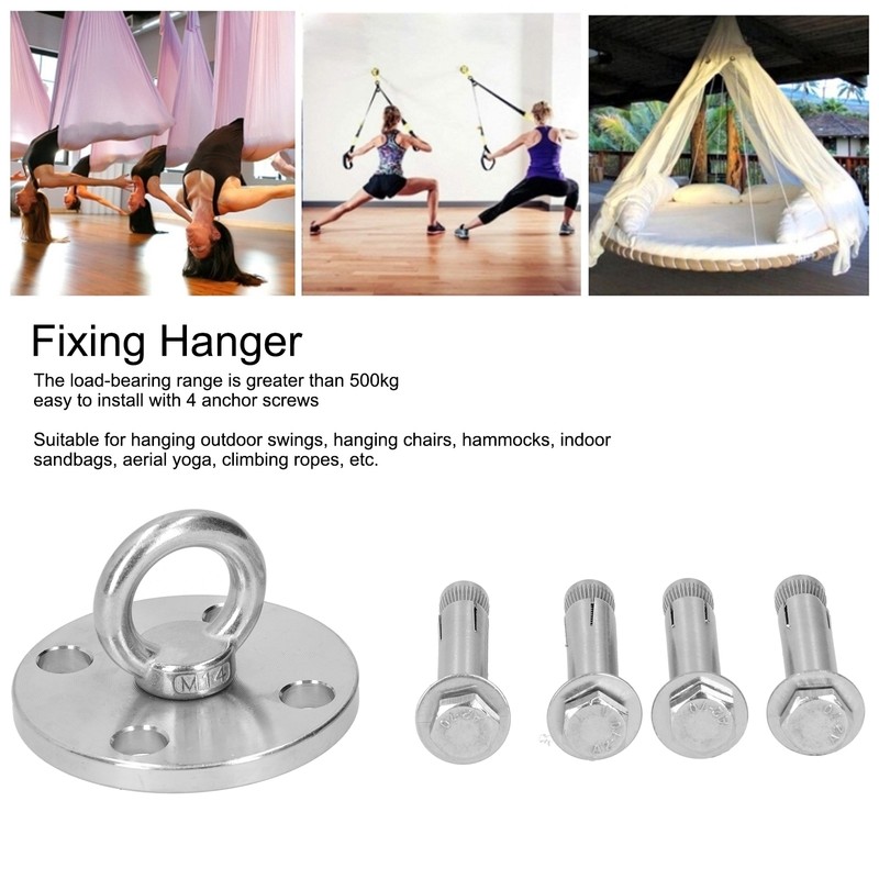 Ceiling Bracket Wall Mount Yoga Hammock Suspension Swing Sandbag Fixing
