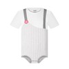 Landofgenie - Body de algodón para hombre, con leotardo, entrepierna