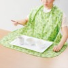 oosakimedyikaru Plus Heart Meal Apron for Side Tuck Blue Set
