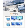 Cable Matters 8-in-1 Portable 40Gbps Dual HDMI USB4 Hub, USB