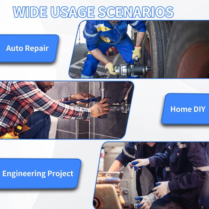 Meccion 1/2 Inch Drive Impact Socket 41mm Metric, 6 Point