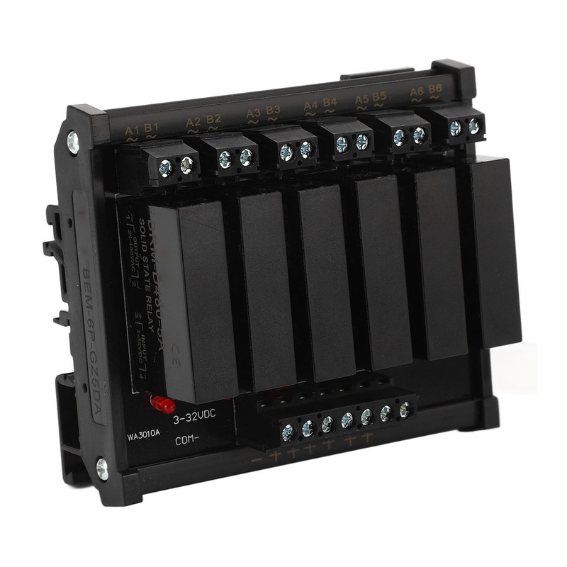 6 Channel DC to AC Solid State Relay 3‑32VDC Input