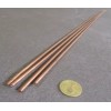 Basic 110 Copper Rod 1/8" Dia. x 24" Inch Length,