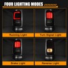 MAYELLO Black LED Tube Tail Lights Fit for 1994–2001 Dodge
