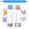 2 Pack Foldable 6-Layer Trouser Hangers Space Saving Metal Hangers
