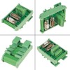 DB9-MG6 DIN Rail Mount Interface Module Male / Female Connector