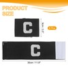 MECCANIXITY Soccer Captain Armband, Captain Arm Bands for Soccer Elastic