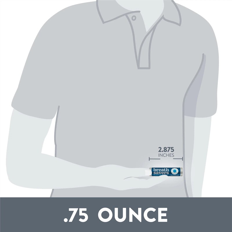 Breath Savers Peppermint Sugar Free Mints 12 Count Pack Convenient