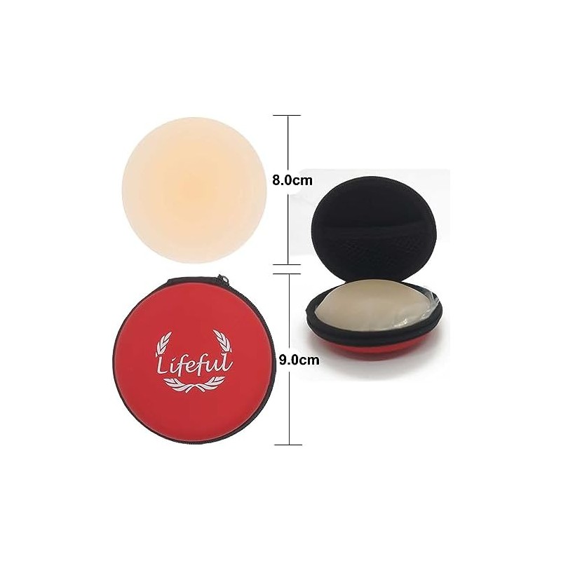 2 Pares de Pezoneras de Silicona Adhesiva para Mujer y