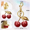 Keychain Cherry Bag Charms Purse，Key Chains Women Cute - Car