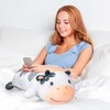 Mewaii Cow Plush Body Pillow, 25" Kawaii Milk Cow Stuffed