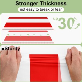 misaya 3 Packs Striped Disposable Table Cloth, 54 x 108 Inch Waterproof Rectangle Tablecloth, Leakproof & Sturdy Decorative Table Covers for Picnic, Party, Back to School and Outdoor, Red and White