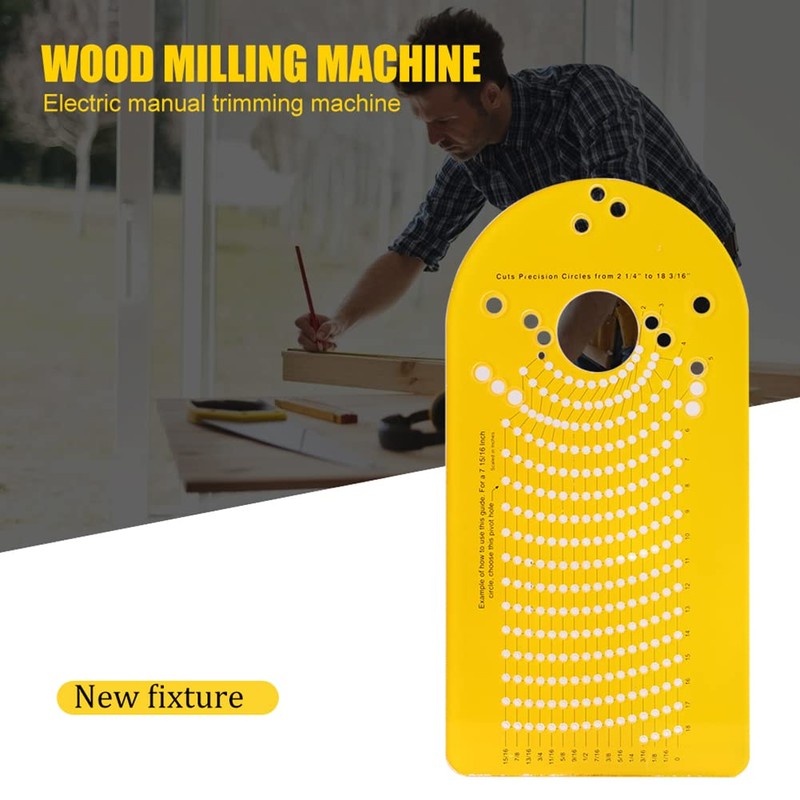 KASCLINO Circle Cutting Jig for Plunge Router, High Accuracy Groove