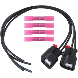 Vicue 2 Pack ABS Wheel Speed Sensor Connector Pigtail Plug Wiring Harness for 2011-16 Jeep Patriot,for S-1895, 645-134, 19352068, 3U2Z14S411BXAB, 5183448AA