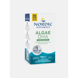 Nordic Naturals Algae Dha Omega3 500mg 60soft Sabor Sin Sabor