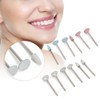 12Pcs/Set Dental Polisher Drill Grinding Head Kit Porcelain Teeth Tool