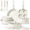 GiPP Ceramic Pots and Pans Set Non Stick, Nonstick Detachable