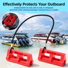 Datanly 2 Sets 4" Red Steer Stop Outboard Steering Locks
