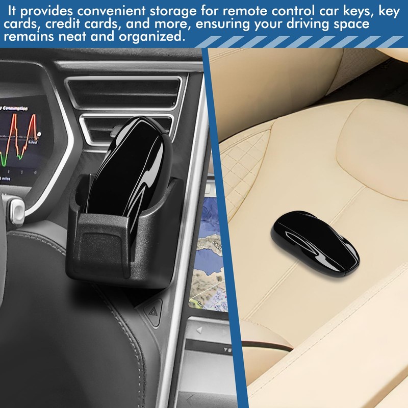 Faguan In-car key organizer and key card holder, mounted on