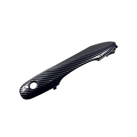 HUYILUN0104 1 Lot 4 Doors Carbon Fibre Exterior Door Handle Compatible with 2019-2023 Toyota Camry 2019-2023 Corolla 2020-2023 Avalon