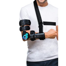 MEDWAY | Soporte para Codo Post-Operatorio Graduable Telescópico Color Negro