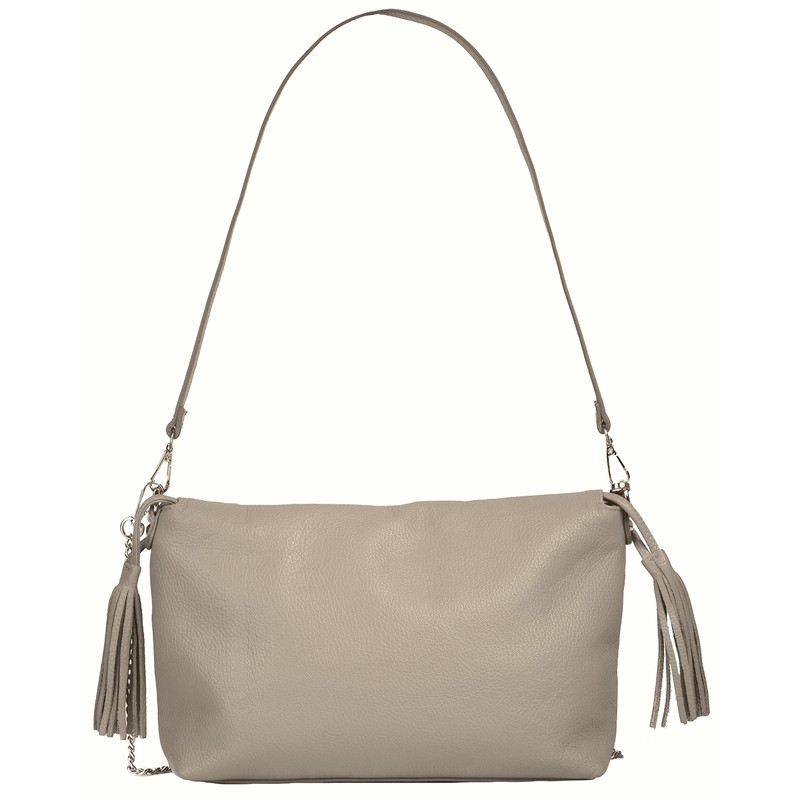 Samantha Look Women's Genuine Leather Shoulder Bag, Made in Italy,