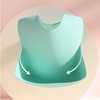 Eimmabey Silicone Bibs for Babies and Toddlers 2 Sets Feeding