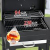 MASTER COOK Heavy-duty Steel BBQ Charcoal Grill with Two Side