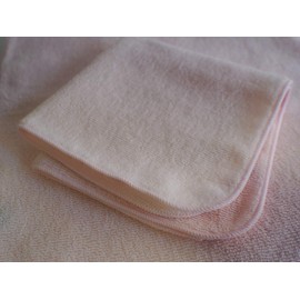 Imabary Gentle Pile + Gauze Handkerchief Towel, Pale Pink, Set of 10