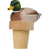 WG4991 Bottle Stopper Mallard - Decorative Hand Carved Bottle Stopper