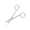 Minkissy Stainless Steel Curved Makeup Scissors for Eyebrows Eyelids Nose