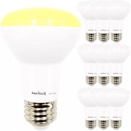 Ameriluck 10 Pack BR20 LED Flood Light Bulb, Dimmable, 7W (50W Equiv.), 2700K Soft White