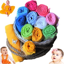 Natureville Baby Muslin Nappies Burp Cloths - Pack of 10, 80 x 80 cm, Double Woven Cloth Nappies with Reinforced Border, Nappies, Muslin Cloth, Burp Cloth