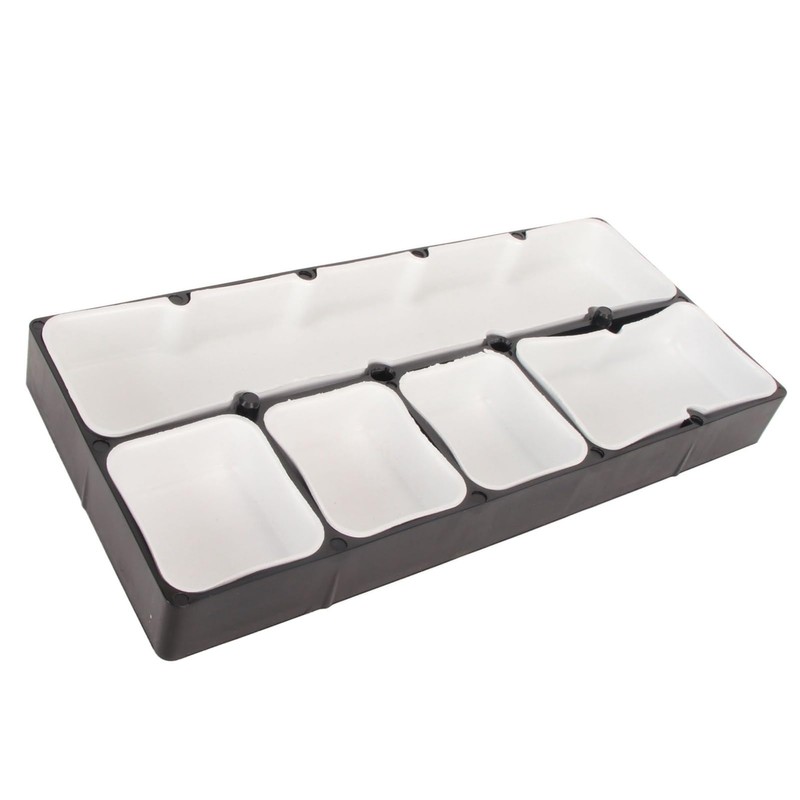 Waterproofs Watch Parts Storage Box with 5 Compartments Shockproof Organizer
