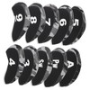 Kisangel 10pcs Golf Club Headcovers Magnetic Putter Covers Neoprene Golfing