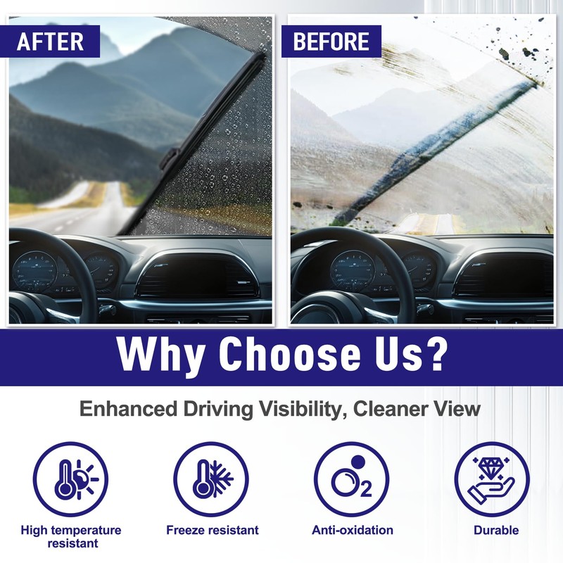 AJK Windshield Wiper Blades, OEM Quality Front and Rear Windshield