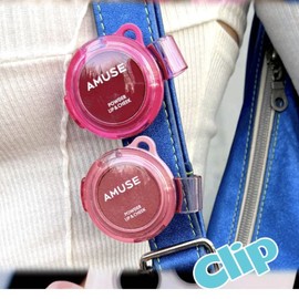 AMUSE Powder Lip & Cheek (with Keyring & Clip) 4g, Color:11 Valentine