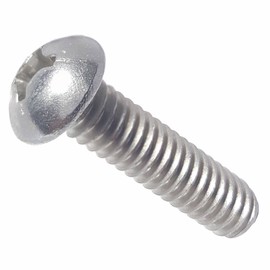 10-24 x 1-3/4" Round Head Machine Screws, Phillips Drive, Stainless Steel 18-8, Full Thread, Bright Finish, Machine Thread, Quantity 50 by Fastenere