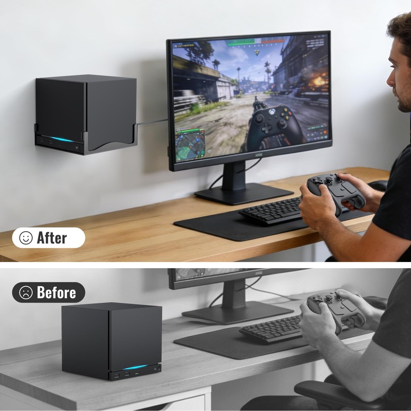 JDDWIN Wall Mount Kit Compatible with Steam Machine 2026, Stand