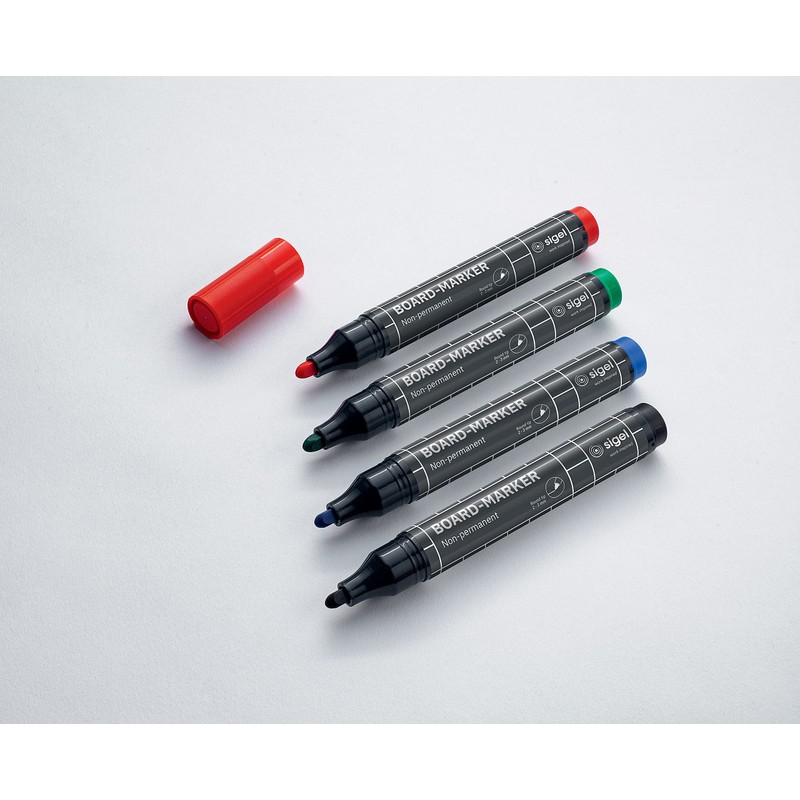 SIGEL BA010 Board Marker - Dry and Wet Wipe -