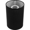 STOBAZA Tall Drum Lamp Shades, Linen Cylinder Lamp Shade, E27