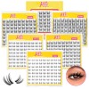 US Local Stock Single Length Cluster Lash Tray 8-16mm Diy