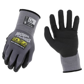 Mechanics Wear S1EE-08-009 Speed Knit L Gray Work Safety Gloves, Abrasion Resistant, Tear Resistant, Touchscreen Compatible, Washable
